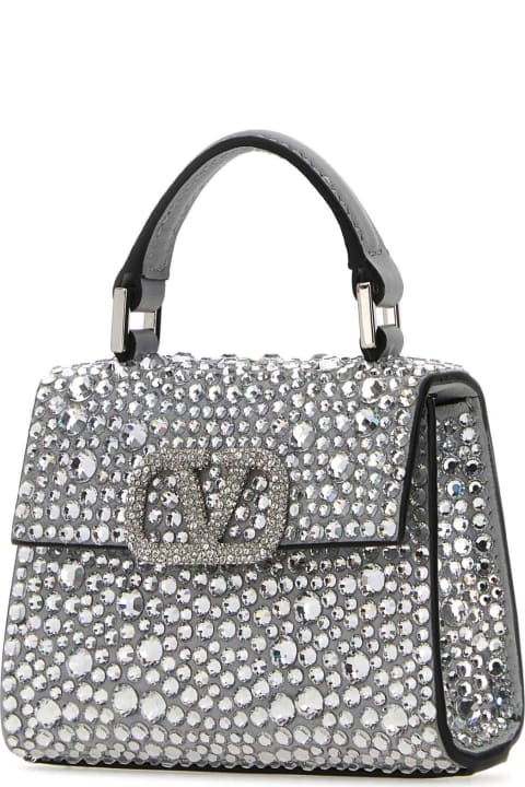 Bags Sale for Women Valentino Garavani Embellished Leather Micro Vsling Handbag