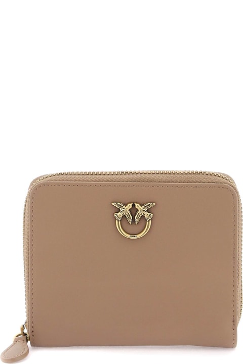 Wallets for Women Pinko Leather Zip-around Wallet