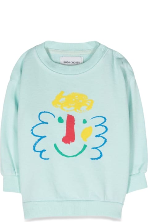 ベビーガールズ Bobo Chosesのニットウェア＆スウェットシャツ Bobo Choses Baby Happy Mask Sweatshirt