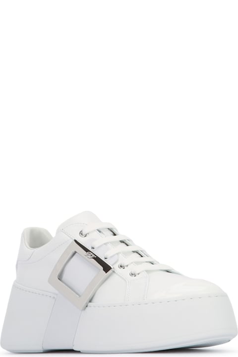 Roger Vivier Viv Skate High Abs Met Sneakers