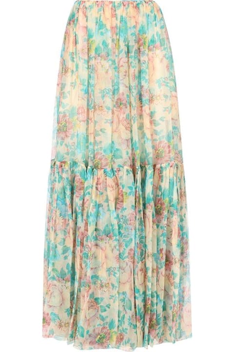 Chloé Skirts for Women Chloé Gathered Maxi Skirt