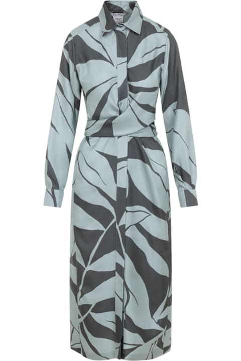 Max Mara Robinia Twill Printed Dress