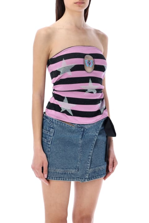 Tube Vanisse Top With Embroidery And Oblo