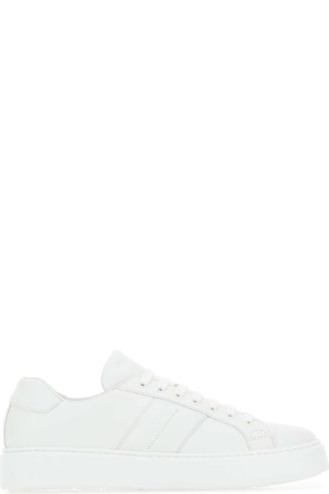 ウィメンズ Church'sのスニーカー Church's White Leather Mach 3 Sneakers