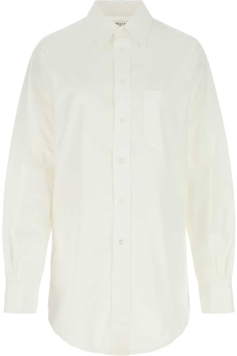ウィメンズ新着アイテム Maison Margiela White Poplin Shirt