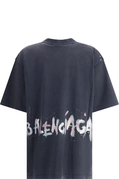 Balenciaga ملابس علوية لـ السيدات Balenciaga Oversized T-shirt