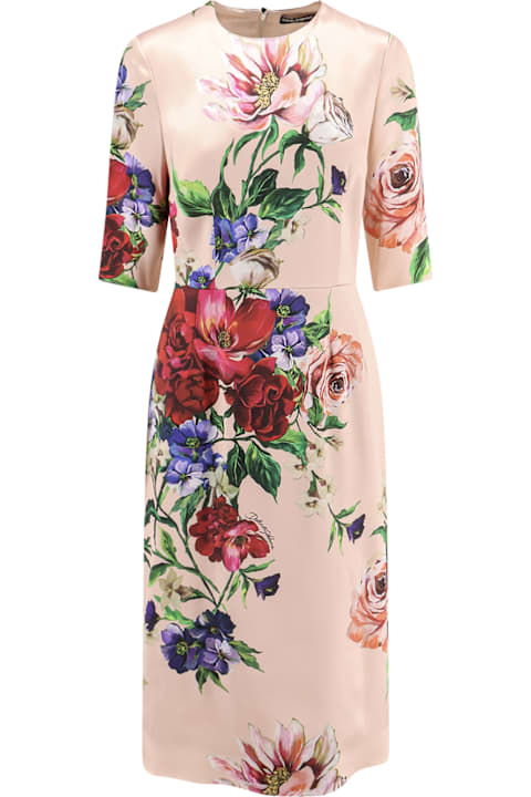 Dolce & Gabbana Clothing for Women Dolce & Gabbana Viscose Dress Nude