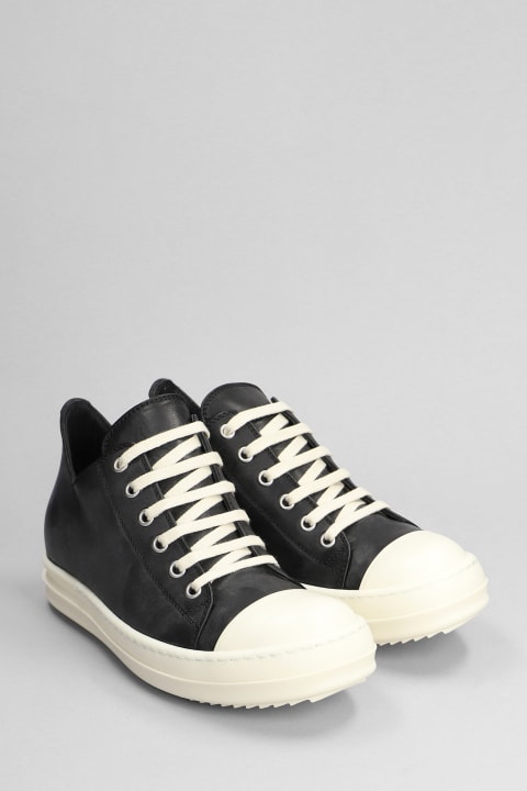 Sneakers for Men Rick Owens Round-toe Lace-up Sneakers