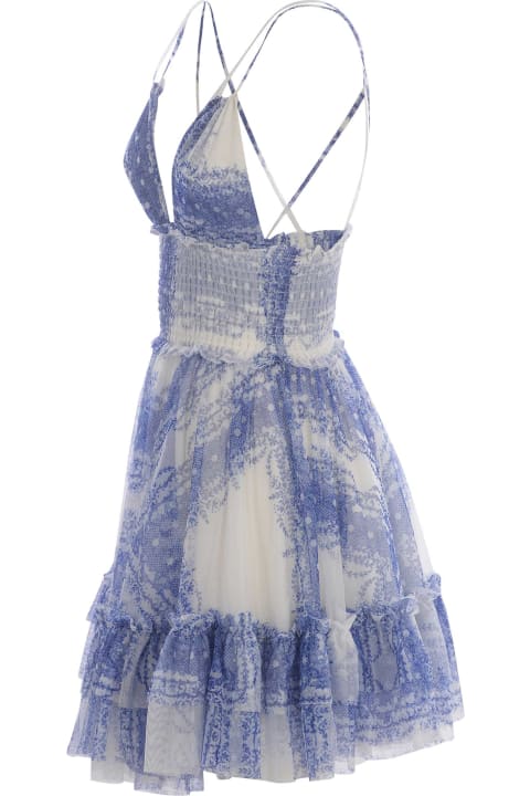 ウィメンズ新着アイテム Philosophy di Lorenzo Serafini Dress Philosophy Made Of Printed Tulle
