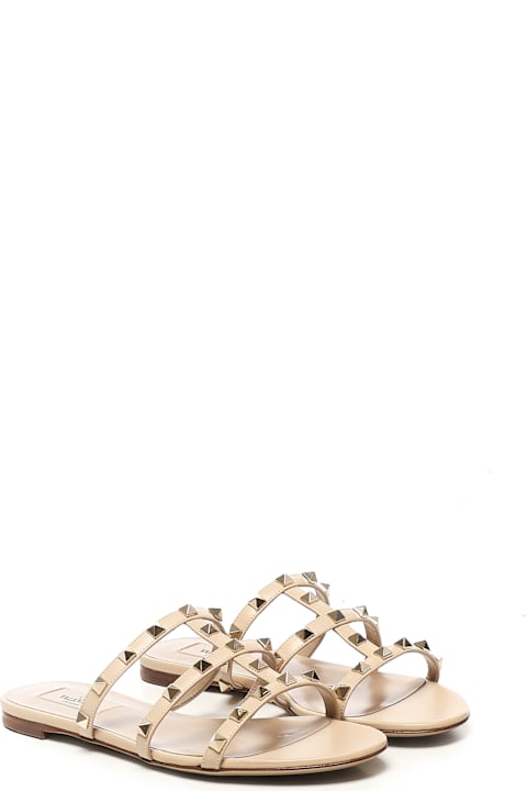 Valentino Garavani for Women Valentino Garavani Rockstud Slide Sandal