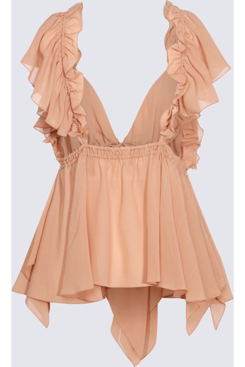 Topwear for Women Chloé Pink Silk Shirt