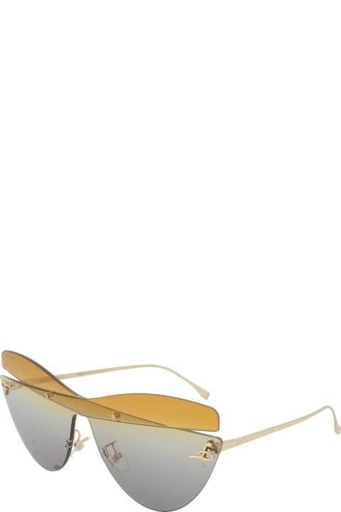 Fendi Eyewear Eyewear for Women Fendi Eyewear Ff 0400 - Gold Sunglasses