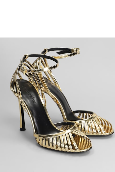 retrofete for Women retrofete Analu Sandals In Gold Leather