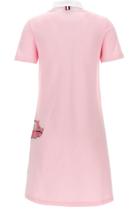 Thom Browne Topwear for Women Thom Browne Patch Polo Dress