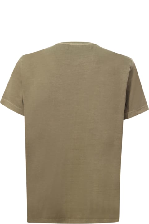 Fay Topwear for Men Fay Green Military T-shirt