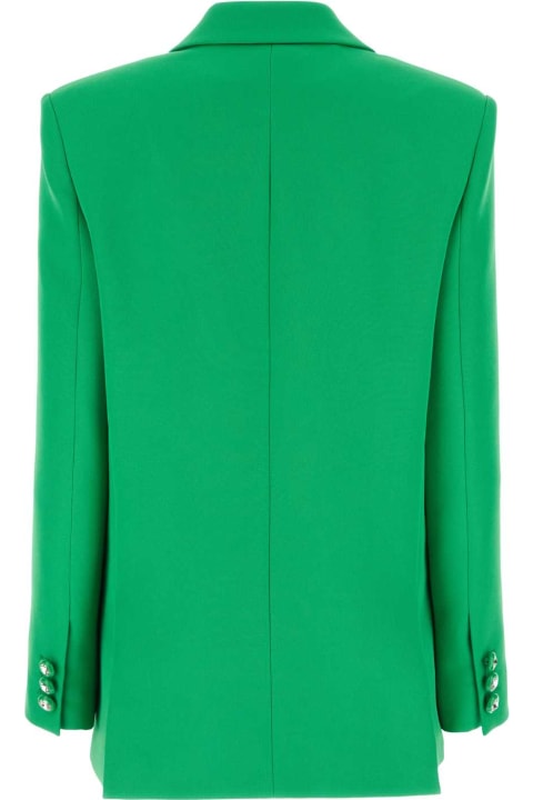 Chiara Ferragni Coats & Jackets for Women Chiara Ferragni Grass Green Stretch Cady Blazer