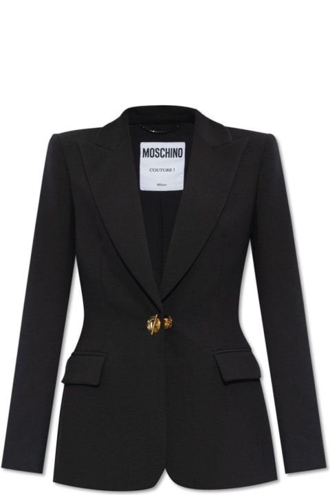 Moschino Coats & Jackets for Women Moschino Single Breasted Tailored Blazer Moschino