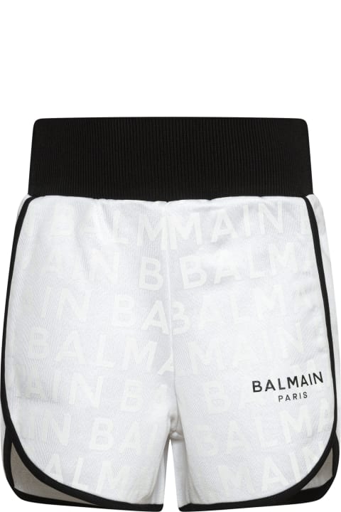 Bottoms for Girls Balmain Shorts Con Logo