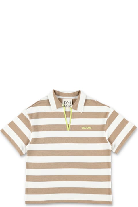 Douuod for Women Douuod Kid - Striped Polo Shirt