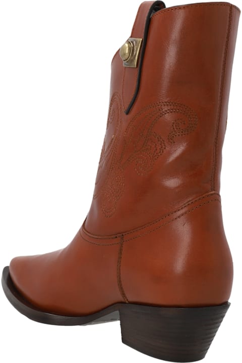 Etro Boots for Women Etro Texan Ankle Boots