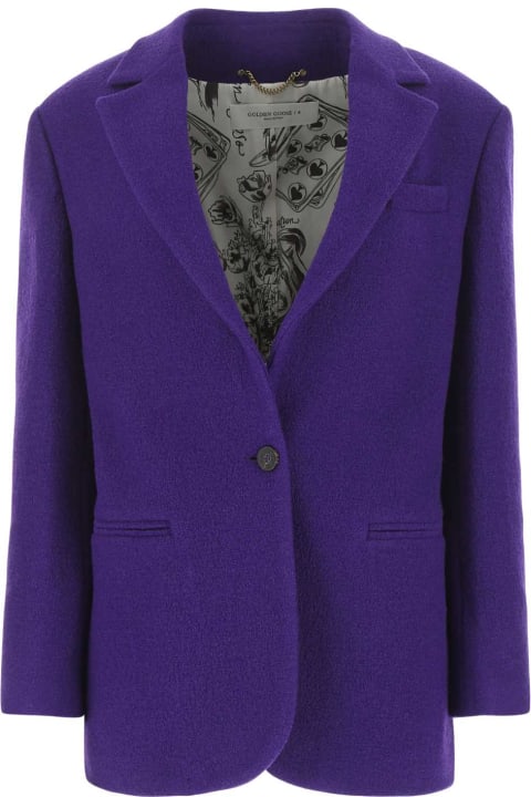 Fashion for Women Golden Goose Purple Bouclã© Blazer