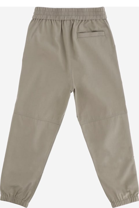 Burberry Bottoms for Boys Burberry Cotton Blend Pants