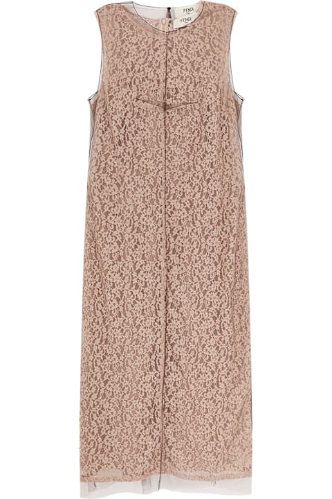 Homeware Fendi Lace Midi Dress