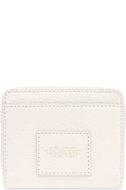 Marc Jacobs Wallets for Women Marc Jacobs Logo Printed Zipped Mini Compact Wallet