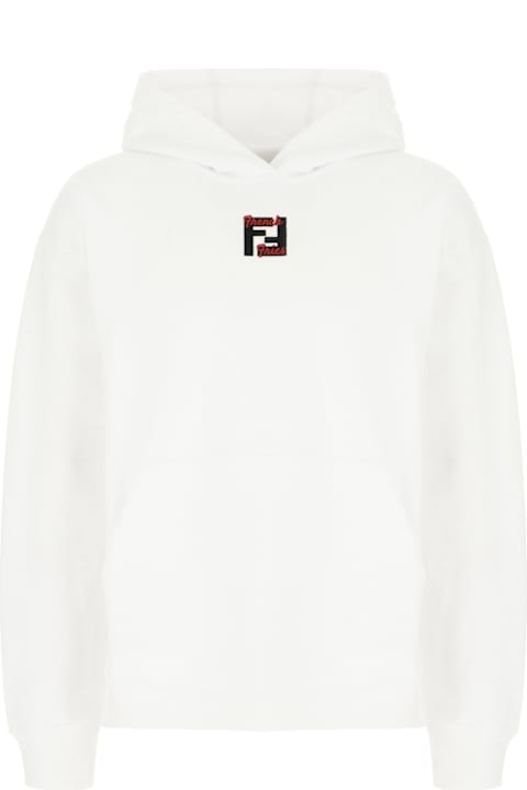 Fleeces & Tracksuits for Men Fendi White Cotton T-shirt