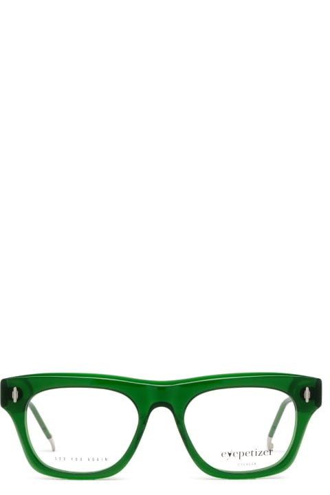 Eyepetizer Eyewear for Men Eyepetizer Marcello Transparent Green Glasses