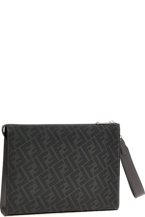 Fendi Sale for Men Fendi 'fendi Diagonal' Flat Pouch