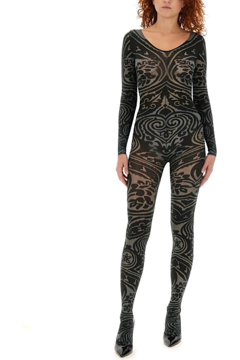 Etro جمب سوت لـ السيدات Etro Bodysuit Etro X Wolford