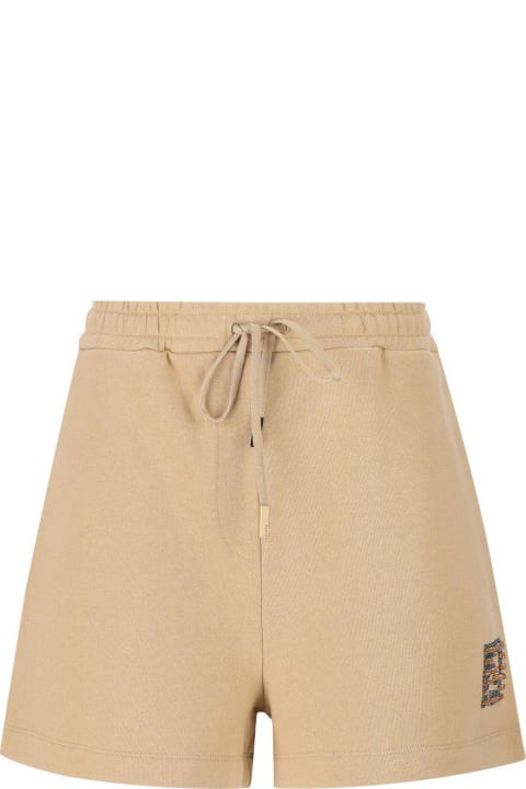 ウィメンズ Fendiのウェア Fendi Ff Sequin-embellished Drawstring Shorts