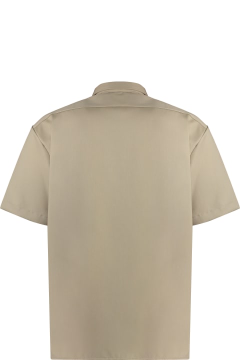 Dickies Shirts for Men Dickies Short Sleeve Cotton Blend Shirt