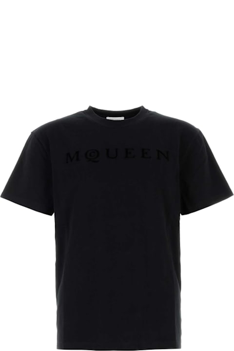 Homeware Alexander McQueen Black Cotton T-shirt