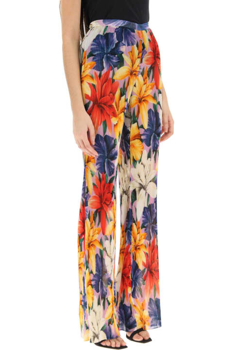 Fashion for Women Etro Floral Pleated Chiffon Pants