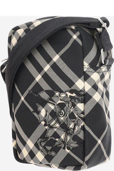 Burberry for Men Burberry Check Pattern Shoulder Bag