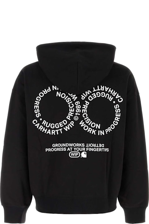 パーカー・フーディ Carhartt Black cotton blend Hooded Rotation Sweat Carhartt Black Cotton Blend Hooded Rotation Sweat | italist