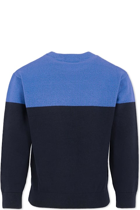 Homeware Timberland Blue Sweater For Boy With Patch