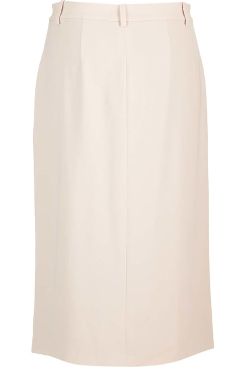Theory Clothing for Women Theory Beige Midi Skirt