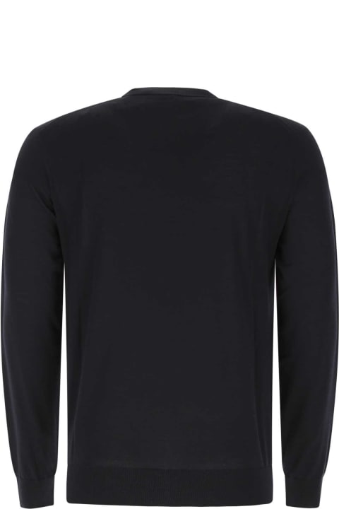 Prada Fleeces & Tracksuits for Men Prada Midnight Blue Wool Sweater