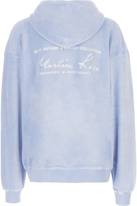 Martine Rose for Women Martine Rose Powder Blue Terry Sweatshirt