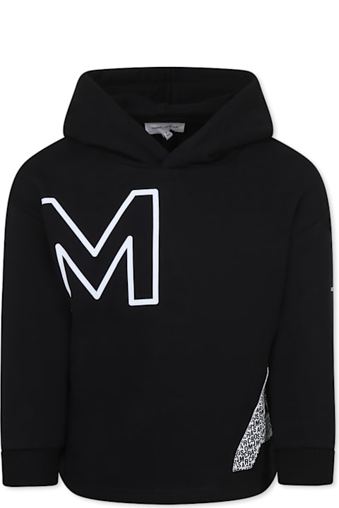 Homeware Marc Jacobs Black Sweatshirt For Boy With Logo