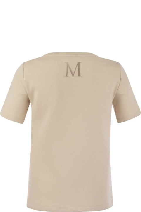 'S Max Mara Clothing for Women 'S Max Mara Logo Embroidered Crewneck T-shirt