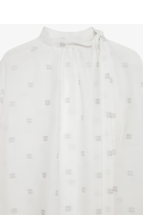 Givenchy Topwear for Women Givenchy 4g Silk Blouse