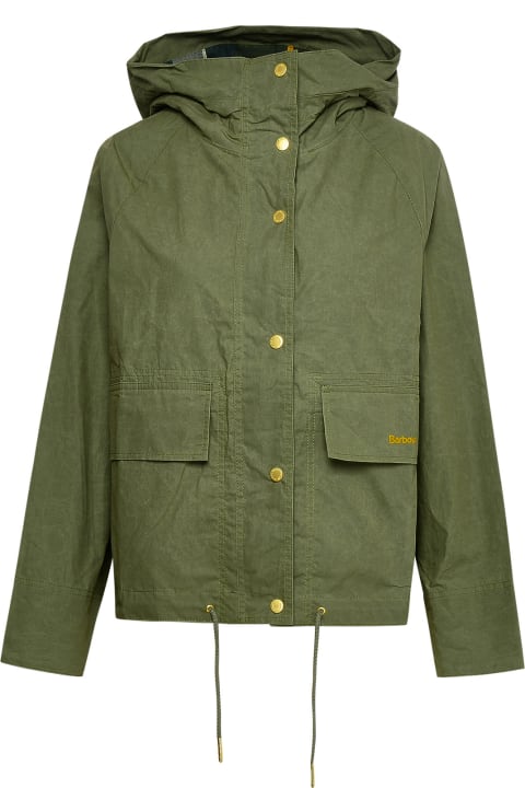 Barbour for Women Barbour Green Cotton Jacket