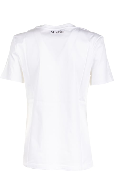 Max Mara Studio الملابس لـ السيدات Max Mara Studio White Jersey T-shirt