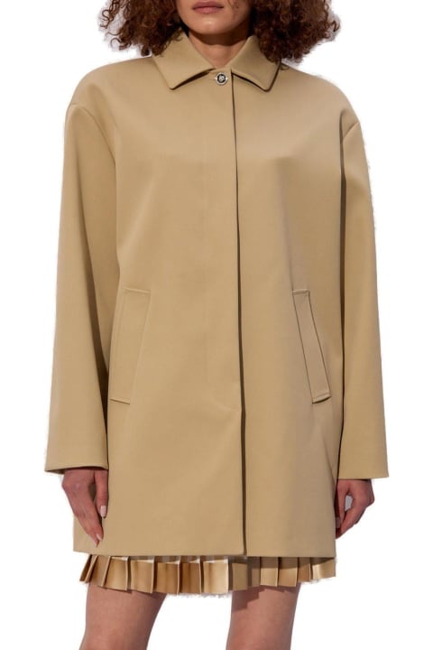 Versace Coats & Jackets for Women Versace Medusa Head-buttons Long-sleeved Coat