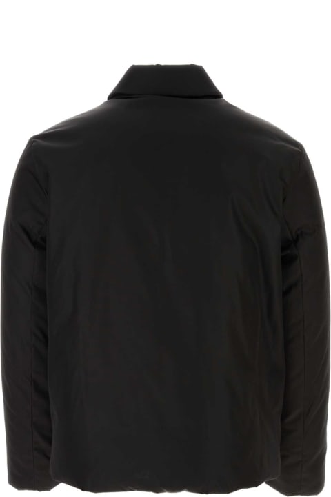 Coats & Jackets for Men Prada Black Re-nylon Down Jacket