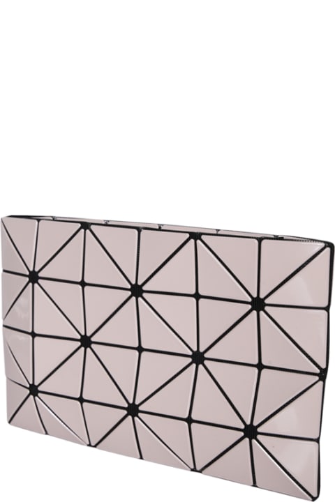 Issey Miyake Clutches for Women Issey Miyake Lucent Beige Pouch Bag